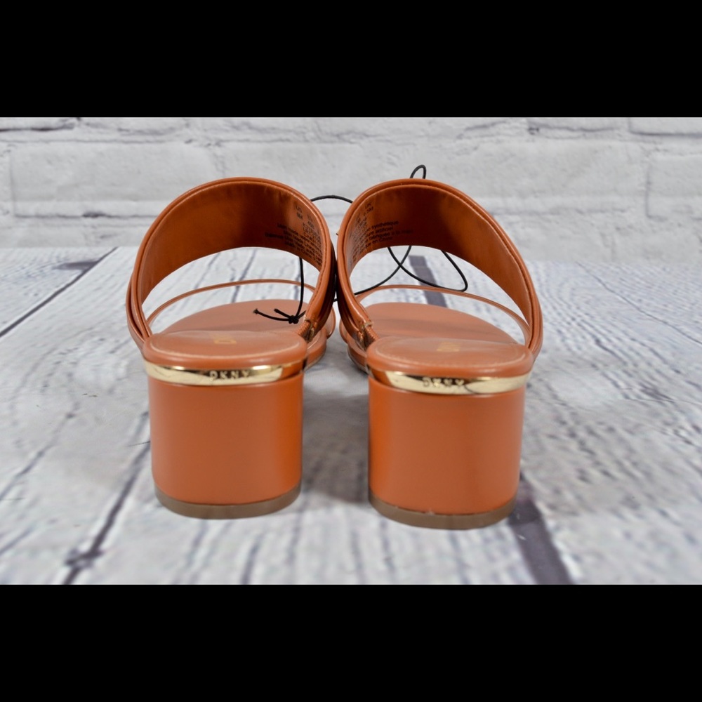 DKNY Dark Cognac Sandals Size 9 - Picture 11 of 13